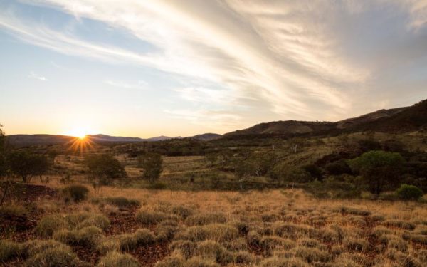 Un paysage en Australie.